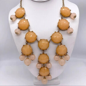 J. Crew Peach Bubble Necklace
